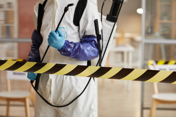 Professional Blood Cleanup technician working in Matthews, NC